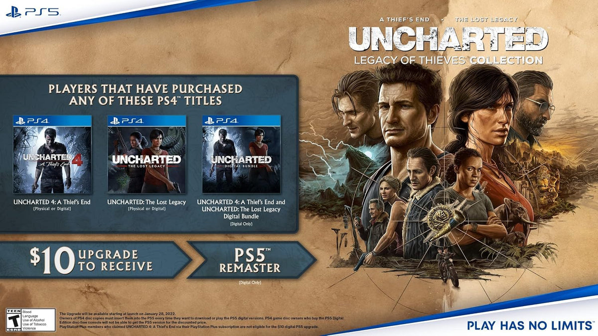 Uncharted: Legacy of Thieves Collection – PS5 - Flex Gamingproduct_type