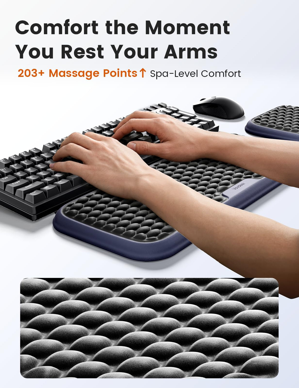 Vaydeer Memory Foam Wrist Rest Set – 3 Sizes & 10 Colors - Flex Gamingproduct_type