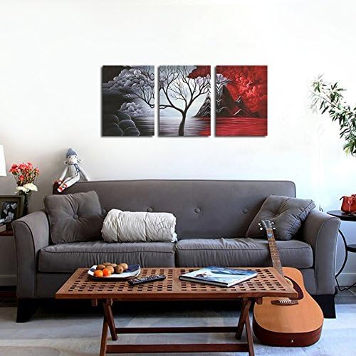 Wieco Art Cloud Tree Abstract 3-Panel Canvas Wall Art Set - Flex Gamingproduct_type