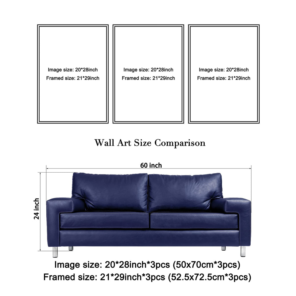 Wieco Art Cloud Tree Abstract 3-Panel Canvas Wall Art Set - Flex Gamingproduct_type