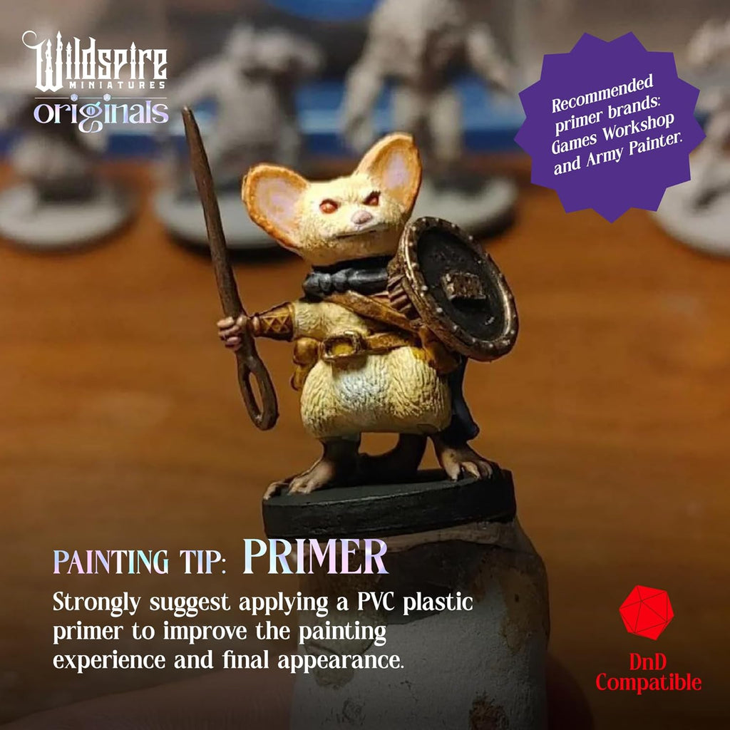 Wildspire Fantasy Heroes, NPC Animal Companions & Troll King – 28mm Unpainted DND Miniatures - Flex Gamingproduct_type