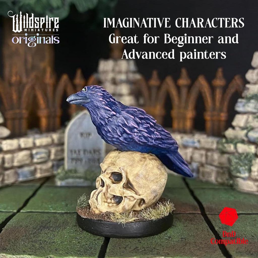 Wildspire Fantasy Heroes, NPC Animal Companions & Troll King – 28mm Unpainted DND Miniatures - Flex Gamingproduct_type