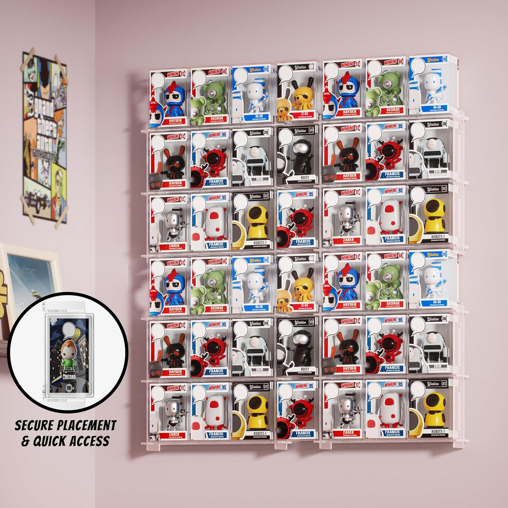 WINKINE Funko Pop Wall Display Shelves Acrylic Floating 2-Pack - Flex Gamingproduct_type