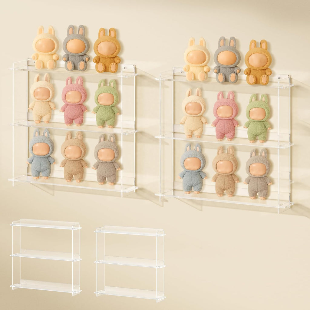 WINKINE Funko Pop Wall Display Shelves Acrylic Floating 2-Pack - Flex Gamingproduct_type