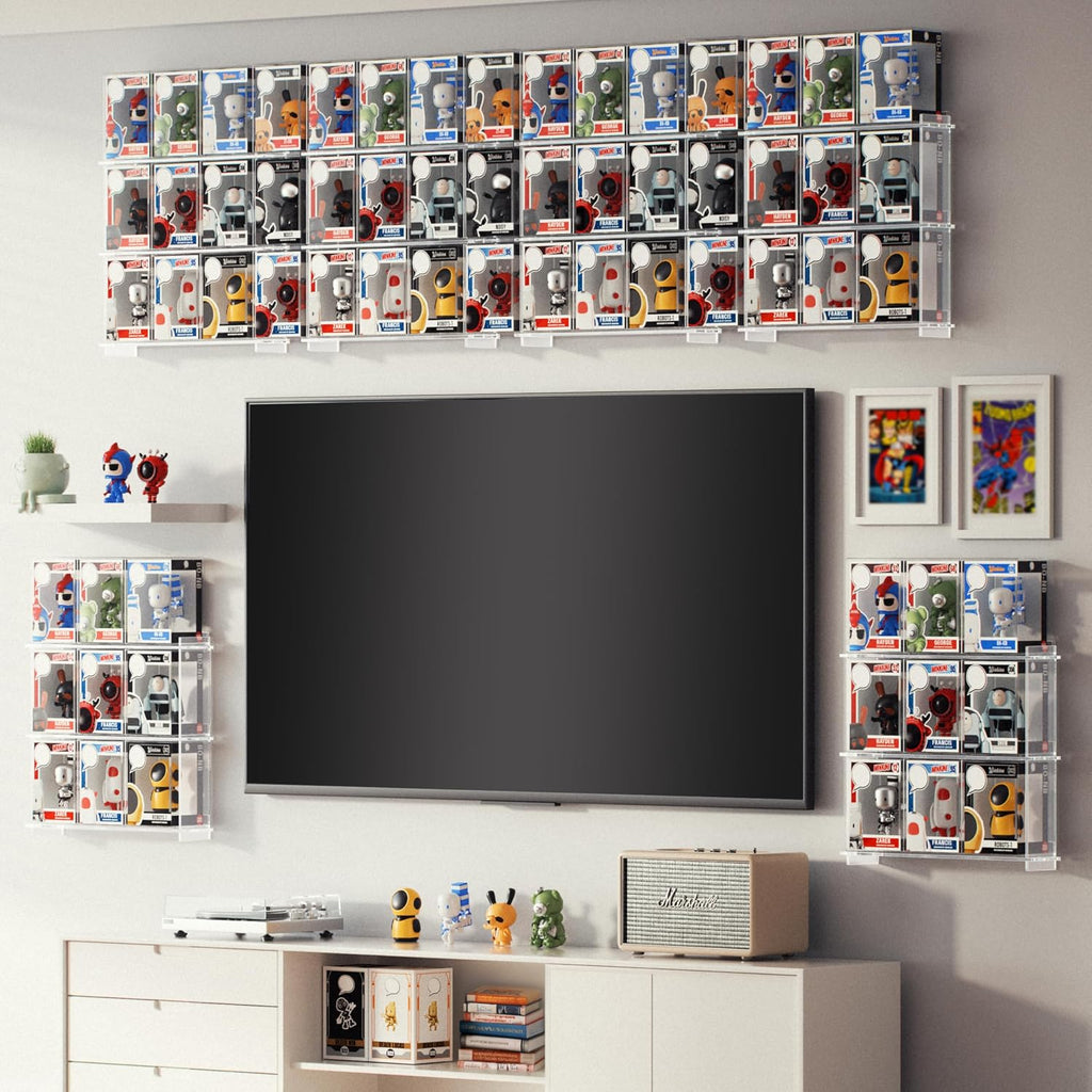 WINKINE Funko Pop Wall Display Shelves Acrylic Floating 2-Pack - Flex Gamingproduct_type