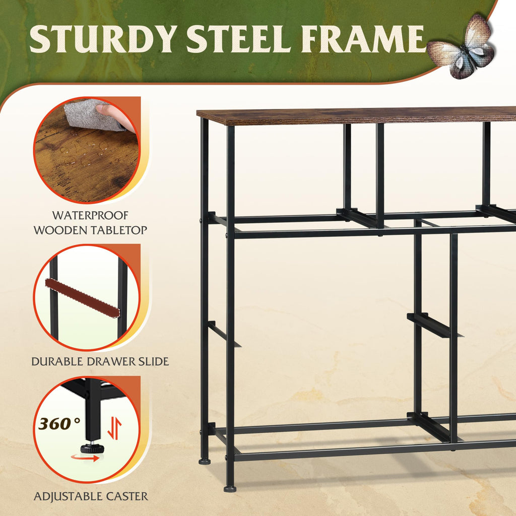 WLIVE 7-Drawer Dresser & TV Stand with Fabric Storage – 14 Colors - Flex Gamingproduct_type