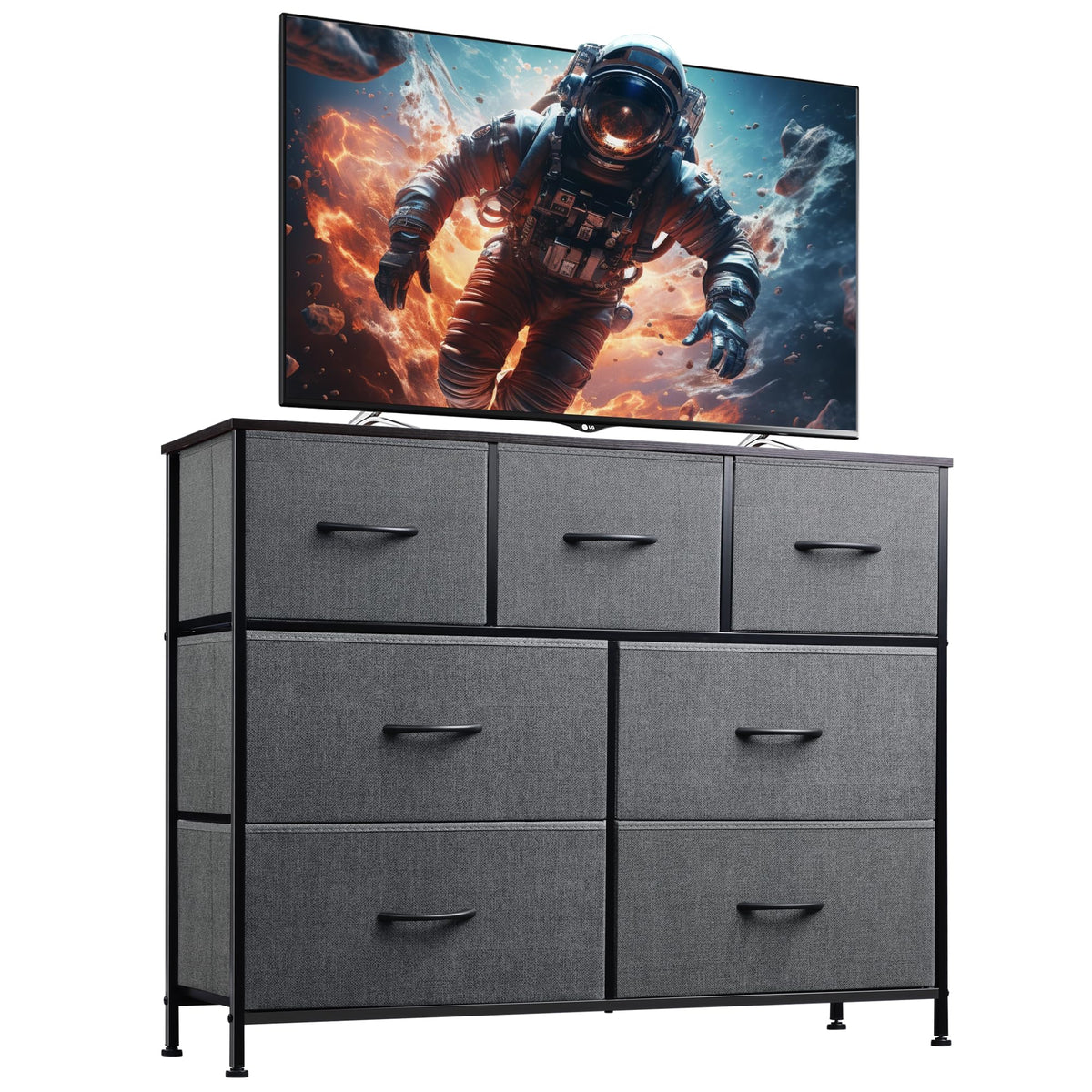 WLIVE 7-Drawer Dresser & TV Stand with Fabric Storage – 14 Colors - Flex Gamingproduct_type