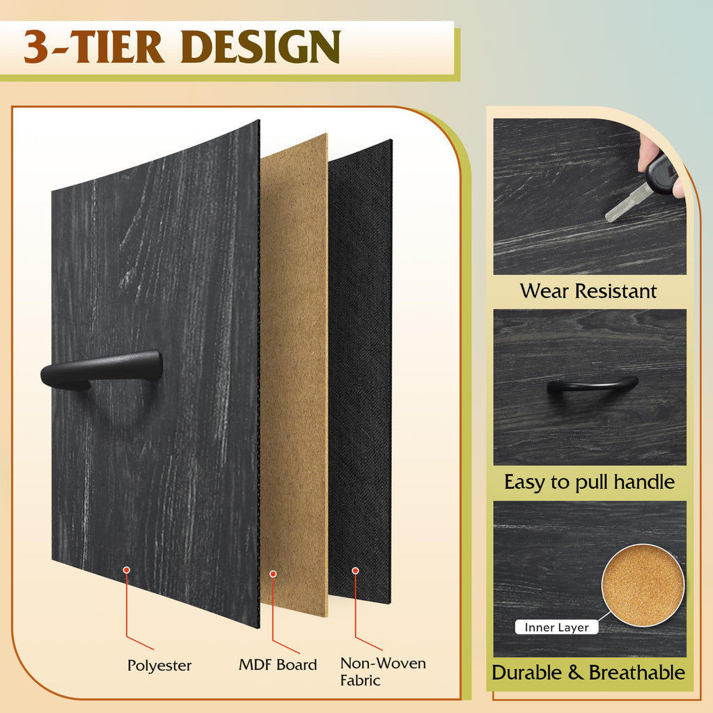 WLIVE 7-Drawer Dresser & TV Stand with Fabric Storage – 14 Colors - Flex Gamingproduct_type