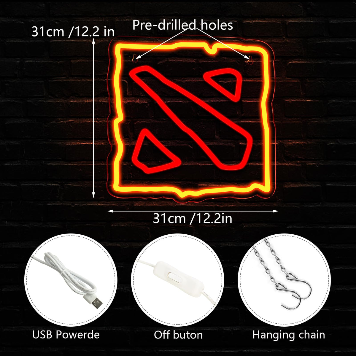 WonderfulLife Gaming Neon Sign – 8 Styles - Flex Gamingproduct_type