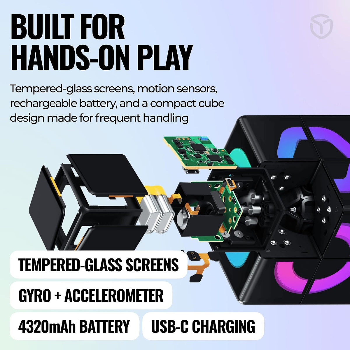 WOWCUBE Handheld Gaming Console – 24 Screens, 100+ Games & Apps – 4 Options - Flex Gamingproduct_type