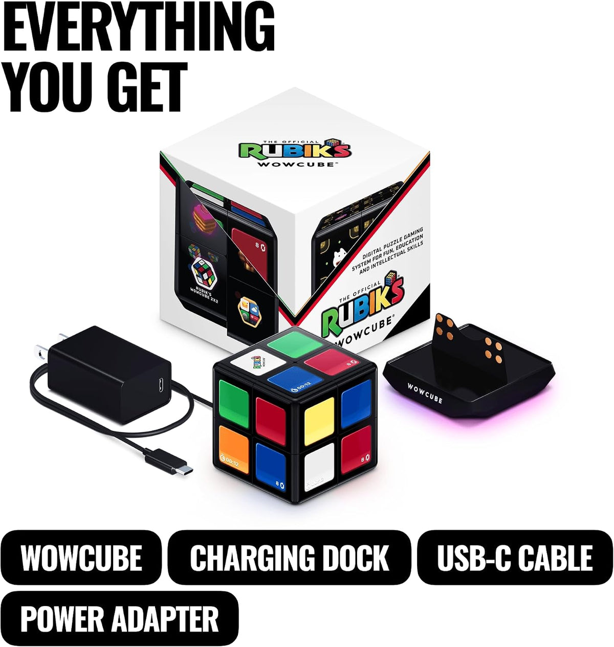 WOWCUBE Handheld Gaming Console – 24 Screens, 100+ Games & Apps – 4 Options - Flex Gamingproduct_type