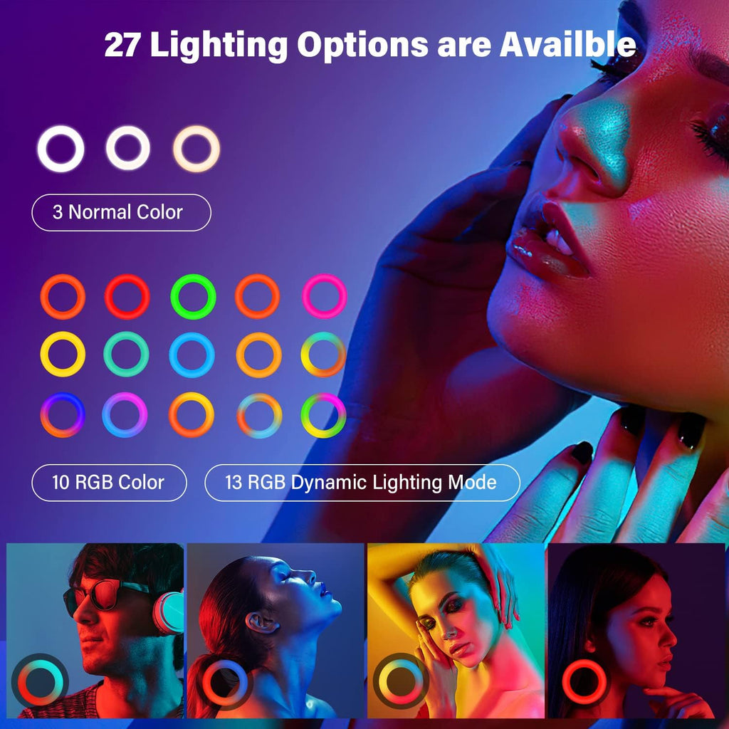 Yesker 18" RGB Ring Light Kit – 3 Variants - Flex Gamingproduct_type
