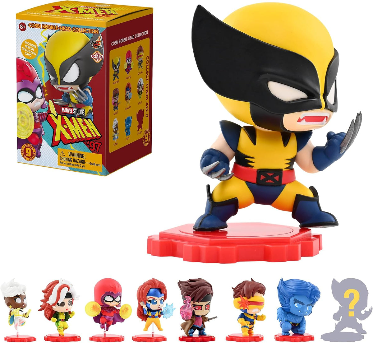 YuMe X-Men '97 Cosbi Blind Box Bobble Head Mini Figure – Blind Box & Case of 8 - Flex Gamingproduct_type