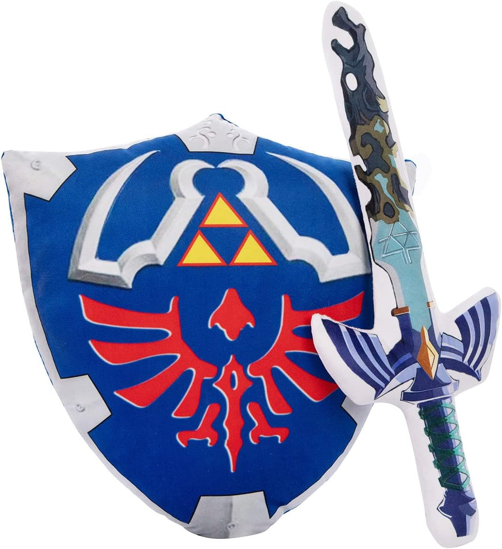 Zelda Master Sword & Hylian Shield Pillow – 16 x 11 in - Flex Gamingproduct_type