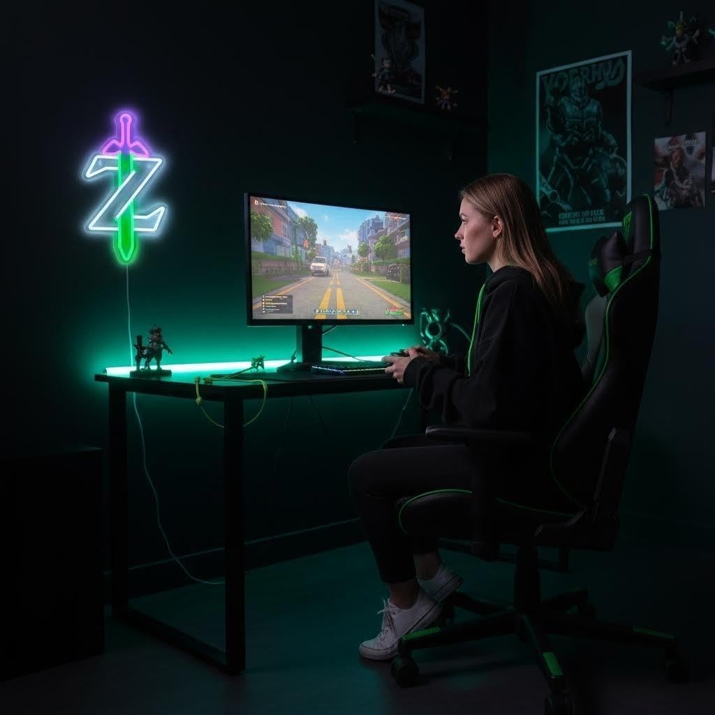 Zelda Master Sword LED Neon Wall Sign – 3 Designs - Flex Gamingproduct_type