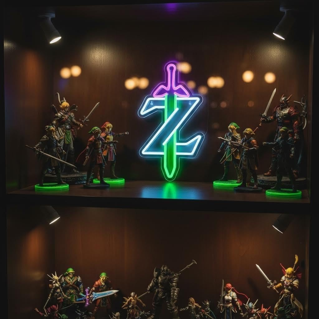 Zelda Master Sword LED Neon Wall Sign – 3 Designs - Flex Gamingproduct_type