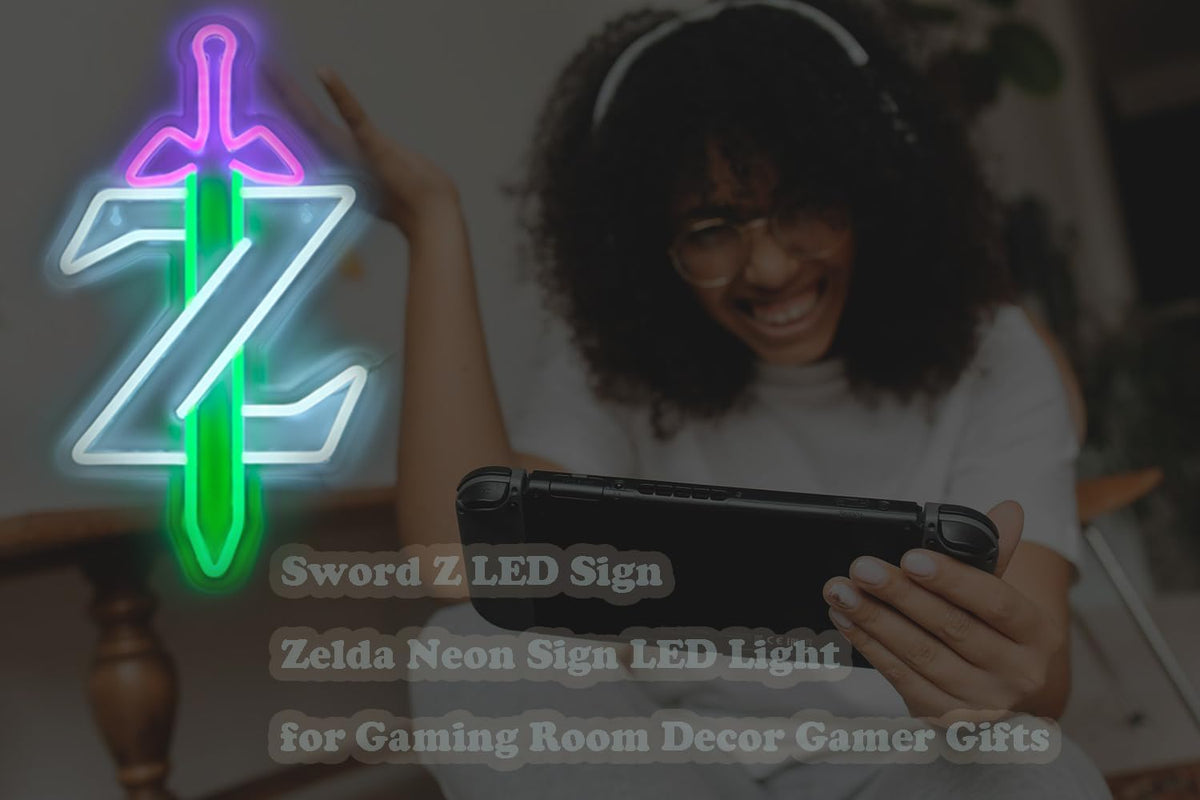Zelda Master Sword LED Neon Wall Sign – 3 Designs - Flex Gamingproduct_type