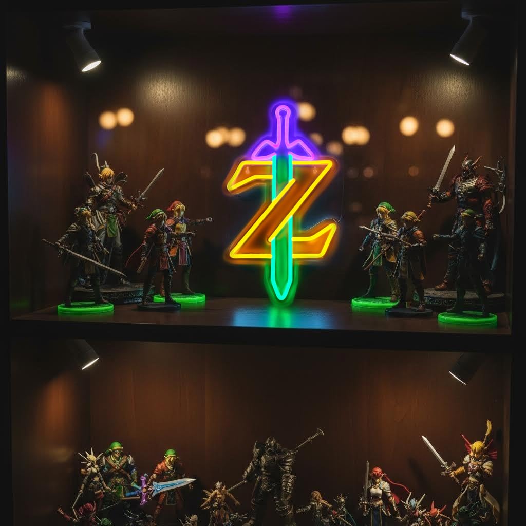 Zelda Master Sword LED Neon Wall Sign – 3 Designs - Flex Gamingproduct_type